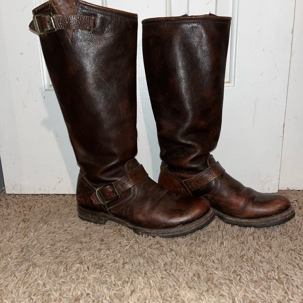 FRYE leather boots size 7 1/2